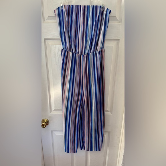 NWT Collective Concepts jumpsuit strapless Large - Picture 2 of 8